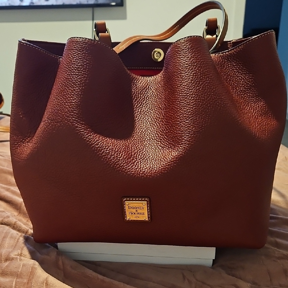 Dooney & Bourke Brown Leather Tote